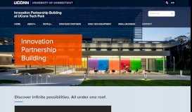 
							         Innovation Partnership Building at UConn Tech Park: Home								  
							    