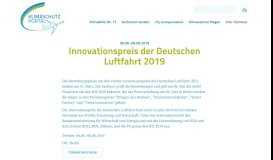 
							         Innovationspreis der Deutschen Luftfahrt 2019 - Klimaschutz-Portal								  
							    