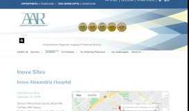 
							         Inova Sites | Association of Alexandria Radiologists, PC (AAR)								  
							    