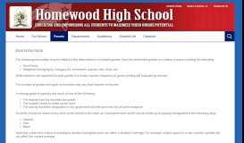 
							         iNOW Home Portal - Homewood City Schools								  
							    