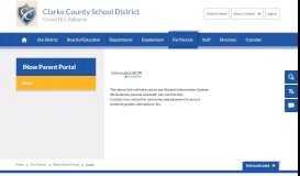 
							         INow Parent Portal / Home - Clarke County School District								  
							    