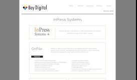 
							         InPress Systems - Bay Digital								  
							    