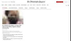 
							         Inquirer.com: Philadelphia local news, sports, jobs, cars, homes								  
							    