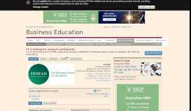 
							         Insead - Business school rankings from the Financial Times ...								  
							    