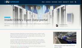 
							         Inside CERN's Open Data portal - Superuser								  
							    