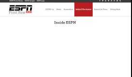 
							         Inside ESPN Archives - ESPN Front Row								  
							    