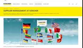 
							         Inside Kärcher - Supplier Management Area | Kärcher								  
							    