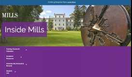 
							         Inside Mills - Mills College								  
							    