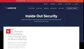 
							         Inside Out Security Blog - Varonis								  
							    