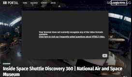 
							         Inside Space Shuttle Discovery 360 | National Air and ... - XR Portal								  
							    