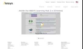
							         Inside the ANSYS Learning Hub 2.o (Chinese)								  
							    