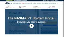 
							         Inside the NASM Student Portal - Pass the NASM-CPT!								  
							    