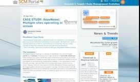 
							         Insight: CASE STUDY: AkzoNobel: Multiple sites ... - SCM Portal								  
							    