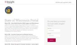 
							         Insight Public Sector | State of Wisconsin Portal								  
							    