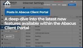 
							         Insights | Abacus Client Portal - Abacus Group								  
							    