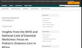 
							         Insights from the WHO and National Lists of Essential Medicines ...								  
							    