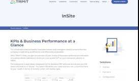 
							         InSite - KPI Portal for Dynamics 365 NAV - trimit								  
							    