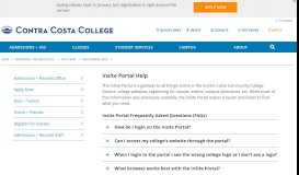 
							         Insite Portal Help | Contra Costa College								  
							    