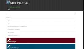 
							         InSite Prepress Portal | Mele Printing								  
							    