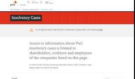 
							         Insolvency Cases | Business Recovery Services | Deals | PwC Australia								  
							    