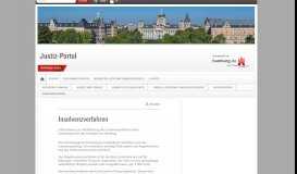 
							         Insolvenzverfahren - Justiz-Portal - Justizportal Hamburg - Hamburg.de								  
							    