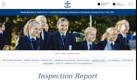 
							         Inspection Report - Alderley Edge School For Girls								  
							    