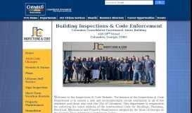 
							         Inspections and Code - Columbus Consolidated Government								  
							    