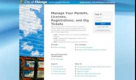 
							         Inspections, Permitting & Licensing - City of Chicago								  
							    
