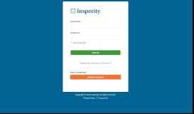 
							         Insperity Portal | Login								  
							    