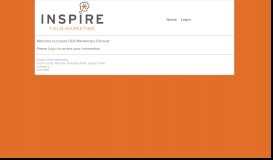 
							         Inspire Home Login Welcome to Inspire Field Marketing's ...								  
							    