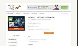 
							         InstaForex - MT5 Forum Posting Bonus – Forex Brokers Portal								  
							    