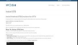 
							         Install STB | IPTV-Go								  
							    