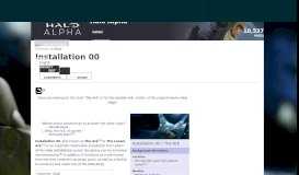 
							         Installation 00 | Halo Alpha | FANDOM powered by Wikia								  
							    