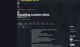 
							         Installing custom skins | Portal 2 Tutorials - GameBanana								  
							    