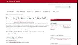 
							         Installing Software from Office 365 | Information Technology ...								  
							    