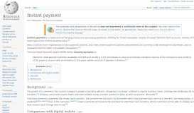 
							         Instant payment - Wikipedia								  
							    