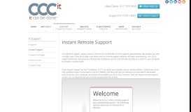 
							         Instant Support | CCCit								  
							    