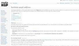 
							         Institute email address - Metakgp Wiki								  
							    