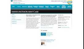 
							         Institute for Patient Care - MGH Patient Care Services Home Page								  
							    