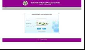 
							         Institute of Chartered Accountants - Login Examiner								  
							    