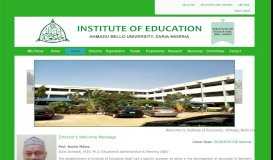 
							         Institute of Education								  
							    