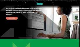 
							         Institutional Cash Distributors - ICD Portal								  
							    