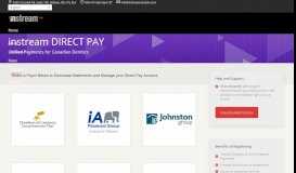 
							         instream DIRECT PAY Login – instream for Dental Professionals								  
							    