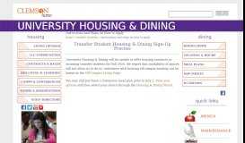 
							         Instructions and Steps on How to Apply - Clemson Housing & Dining								  
							    