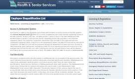 
							         Instructions | EDL | Health & Senior Services								  
							    