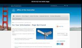 
							         Instructions on Navigating City Portal - Office of the Controller								  
							    