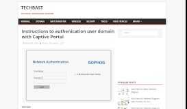 
							         Instructions to authenication user domain with Captive Portal – Techbast								  
							    