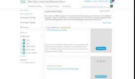 
							         Instructor Kits - Learning Partner Products - Cisco Learning Network ...								  
							    