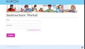 
							         Instructors' Portal								  
							    
