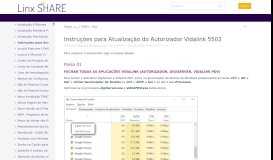 
							         Instruções para Atualização do Autorizador Vidalink 5502 - Farma ...								  
							    